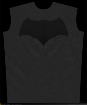 Batman Front Torso Flat